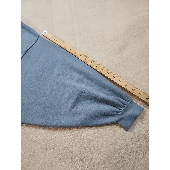 Free People Blue Oversized Tunic Shirt Blue Size Small - Picture 7 of 7